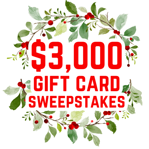 $3,000 Gift Card Sweepstakes