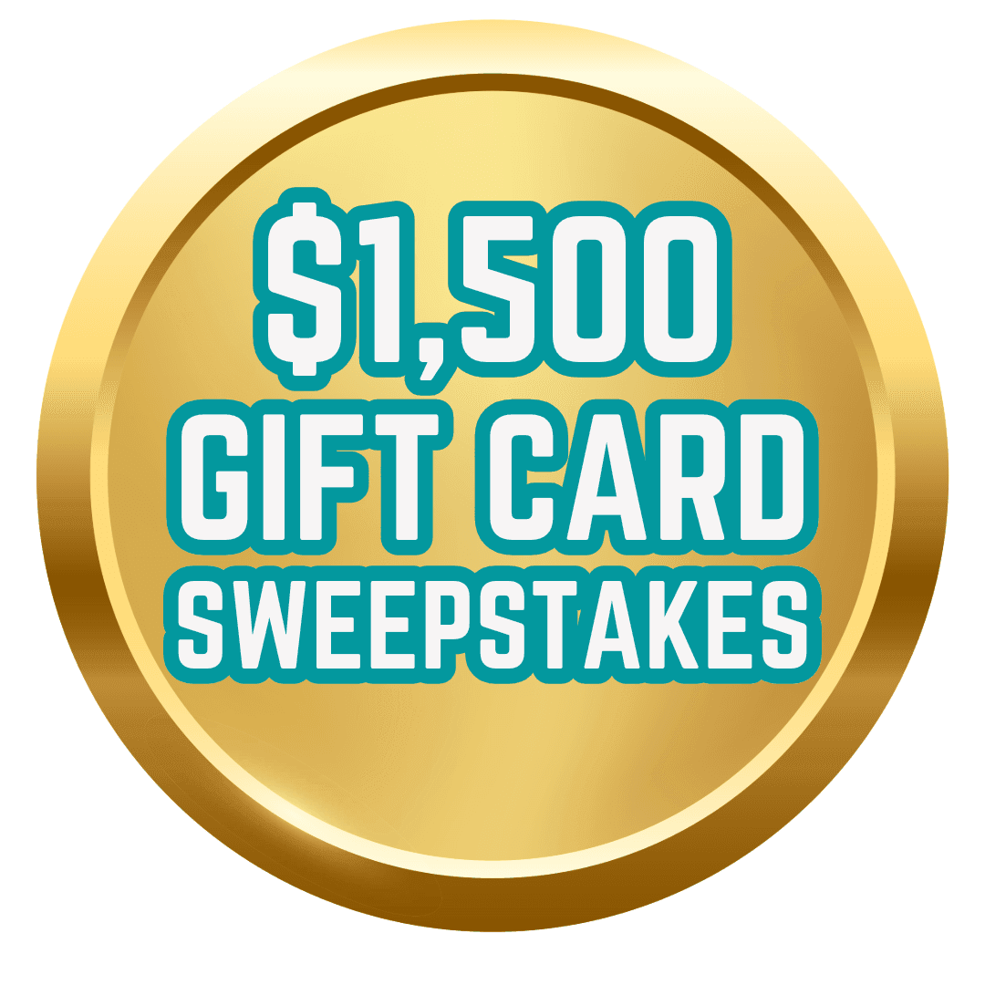 $1,500 Gift Card Sweepstakes